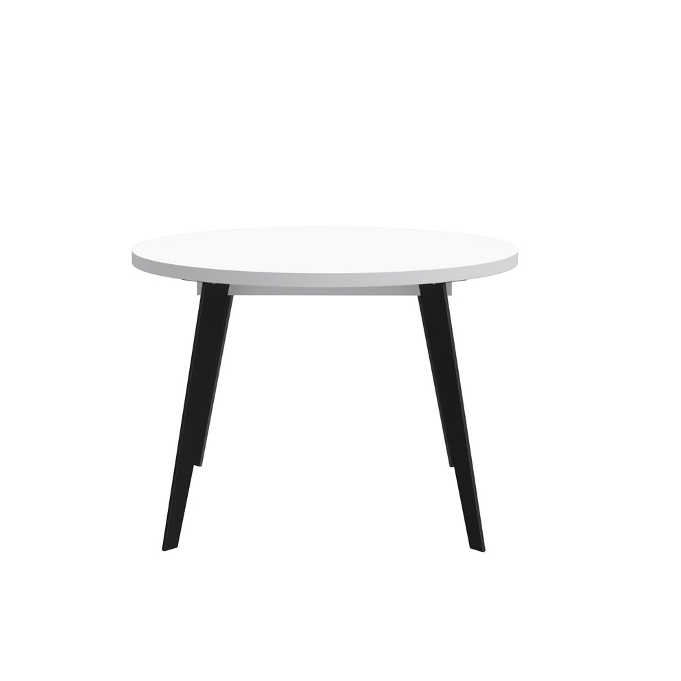 Masa Rotunda Extensibila Tabia Alb, 110/155 Cm