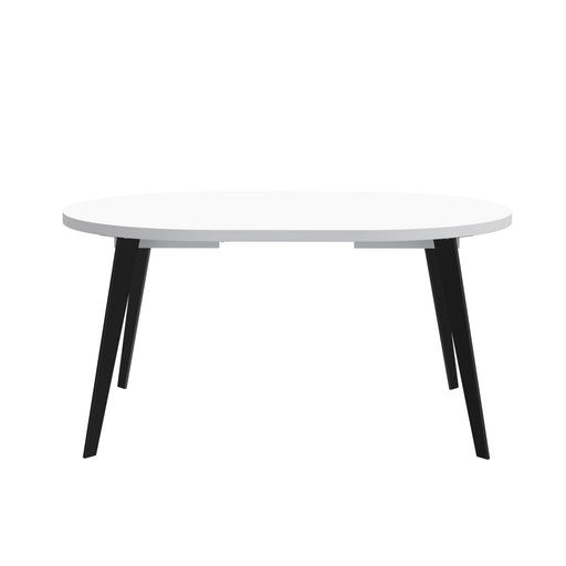 Masa Rotunda Extensibila Tabia Alb, 110/155 Cm