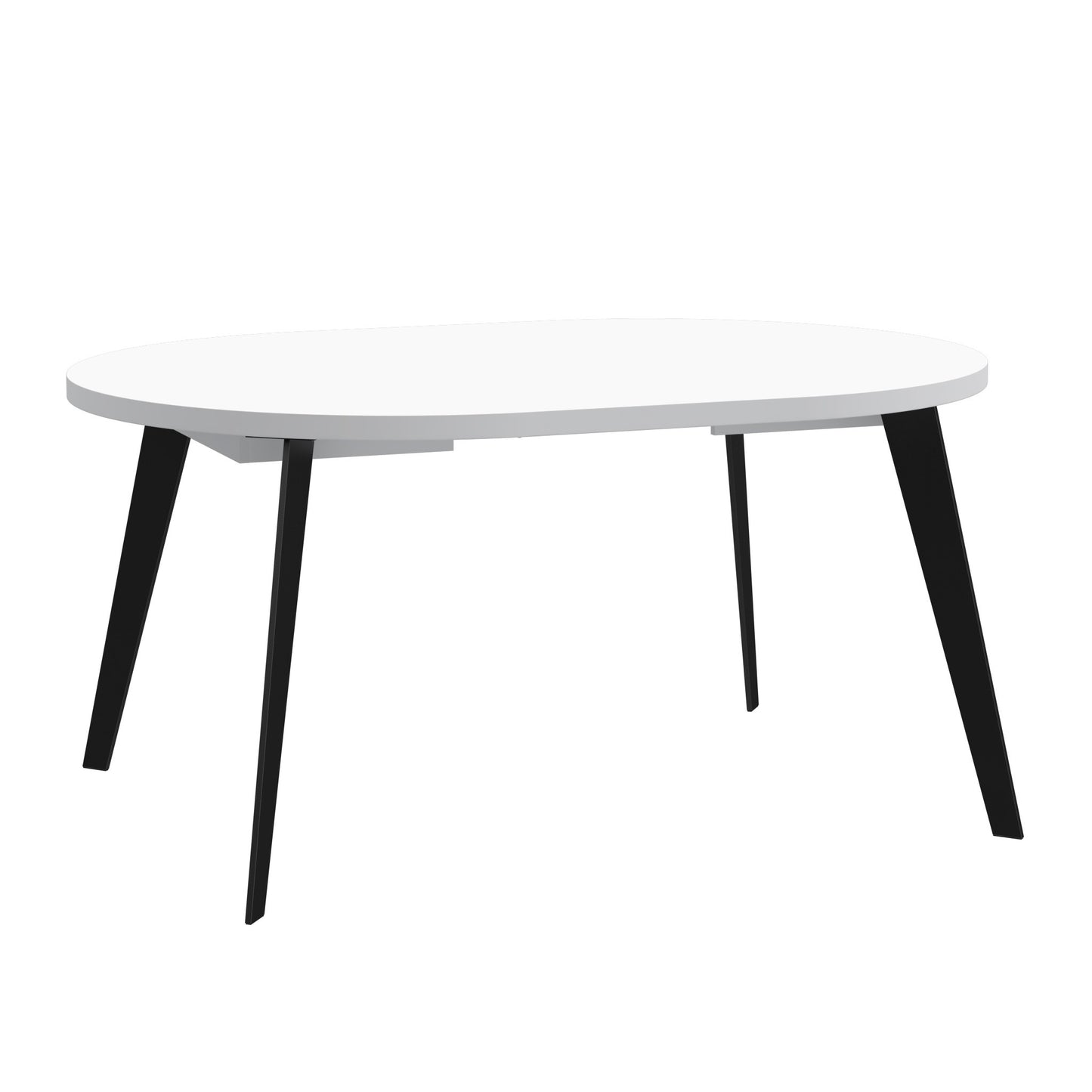 Masa Rotunda Extensibila Tabia Alb, 110/155 Cm