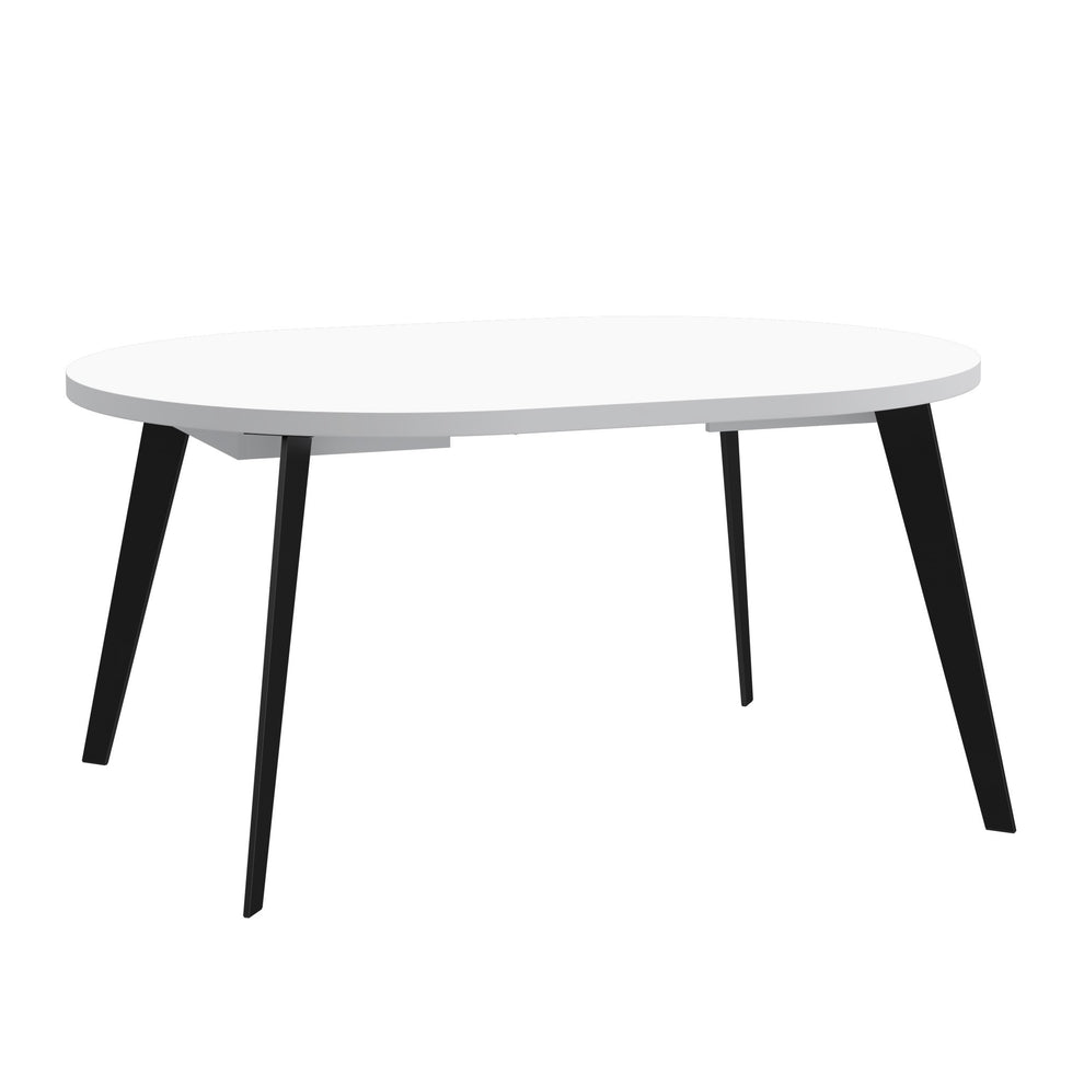 Masa Rotunda Extensibila Tabia Alb, 110/155 Cm