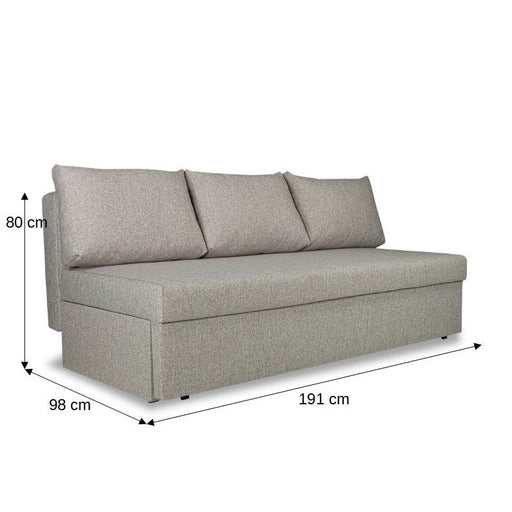 Canapea Extensibila Cu Lada Depozitare Vario, 191 x 98 x 80 Cm