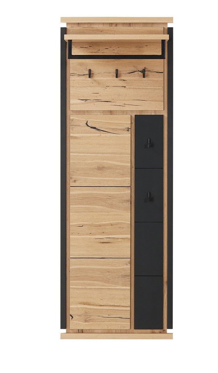 Cuier Reno Smoked Oak, Furnir Din Lemn Masiv 55 Cm