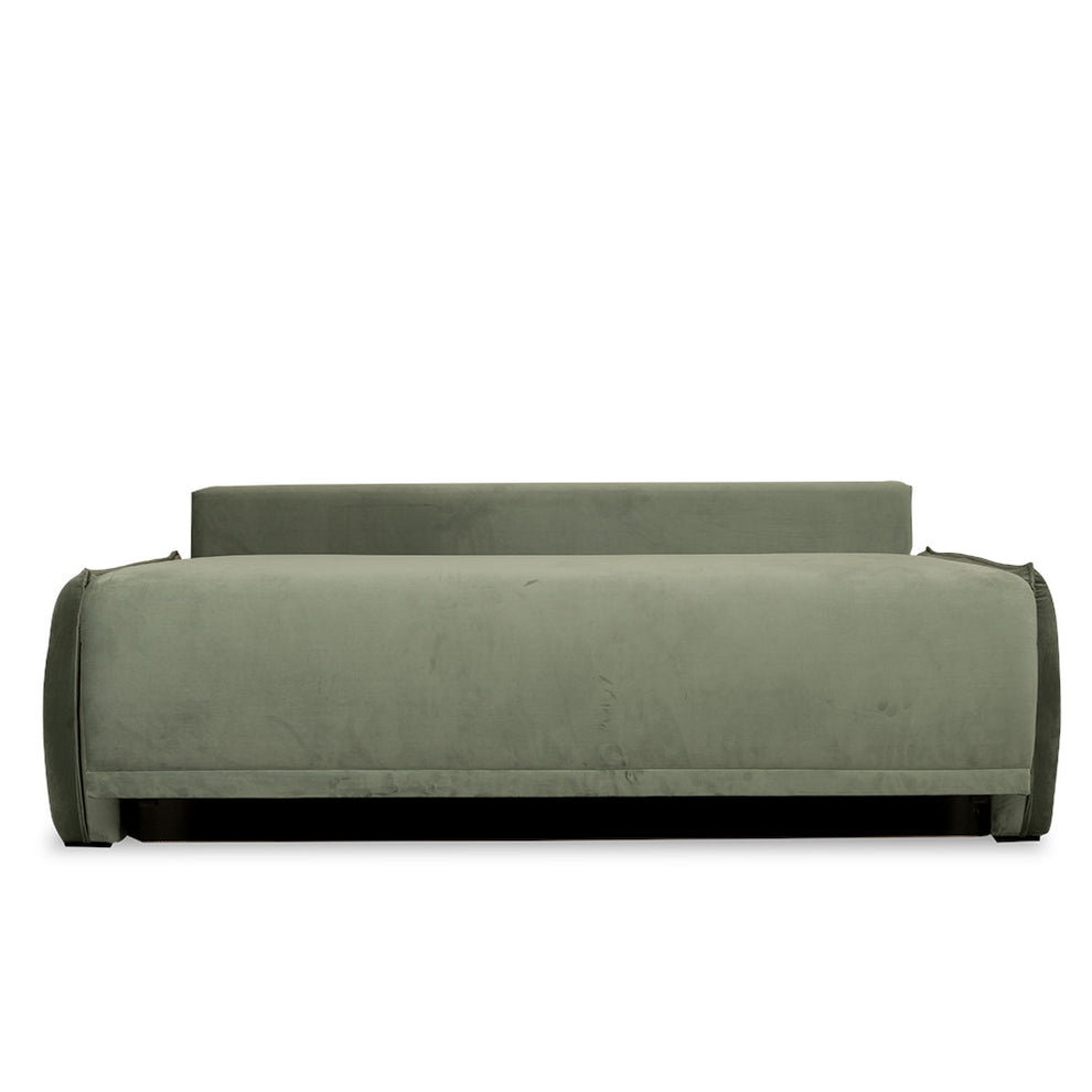 Canapea Extensibila Vida, 3 Locuri, Lada Depozitare, Verde, 225 Cm