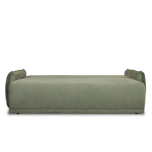 Canapea Extensibila Vida, 3 Locuri, Lada Depozitare, Verde, 225 Cm
