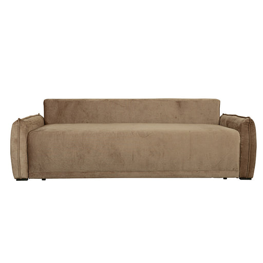 Canapea Extensibila Vida, 3 Locuri, Lada Depozitare, Maro, 225 Cm