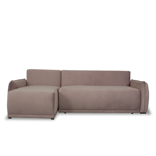 Coltar Extensibil Vida Interschimbabil Stanga/Dreapta, 5 Locuri, Lada Depozitare, Roz, 256 Cm