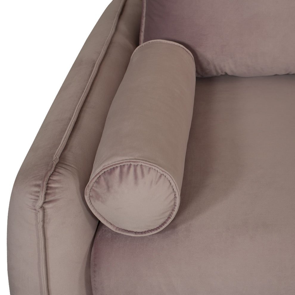 Coltar Extensibil Vida Interschimbabil Stanga/Dreapta, 5 Locuri, Lada Depozitare, Roz, 256 Cm