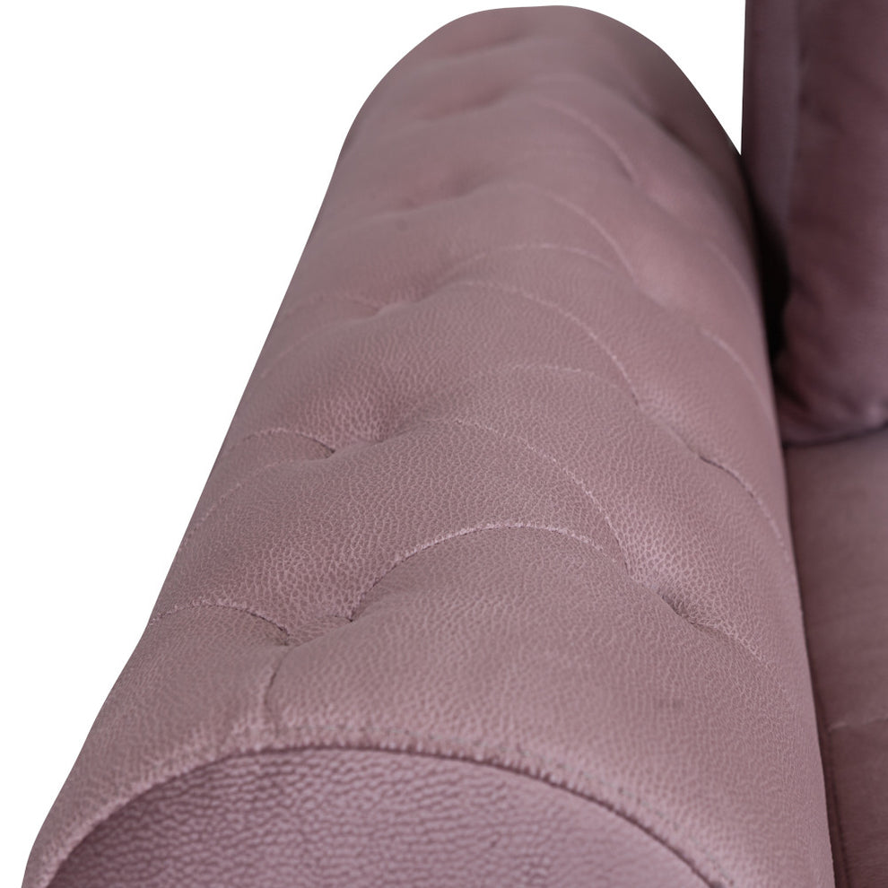 Coltar Extensibil Stanga Trendy, 5 Locuri, Lada Depozitare, Roz, 275 Cm