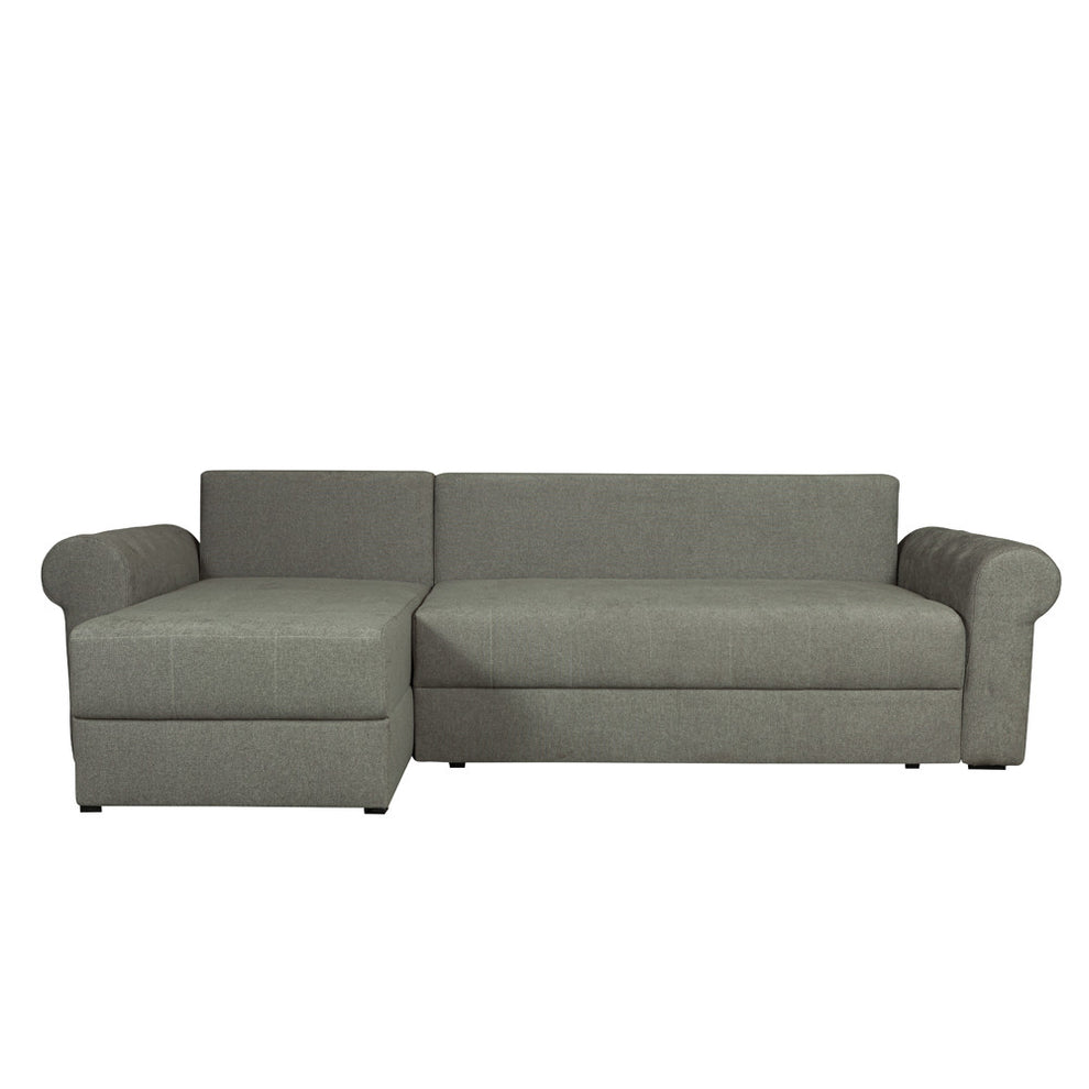 Coltar Extensibil Stanga Trendy, 5 Locuri, Lada Depozitare, Bej, 275 Cm