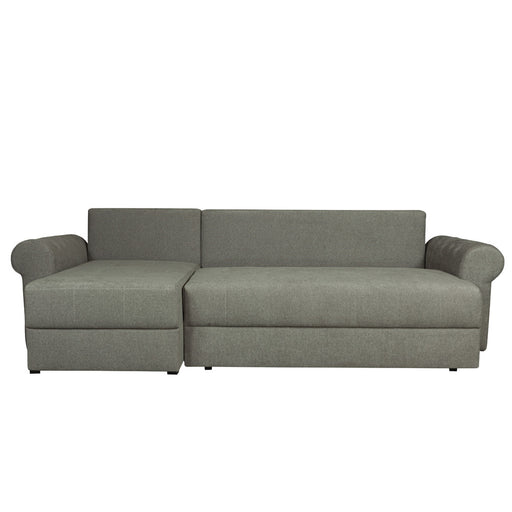 Coltar Extensibil Stanga Trendy, 5 Locuri, Lada Depozitare, Bej, 275 Cm