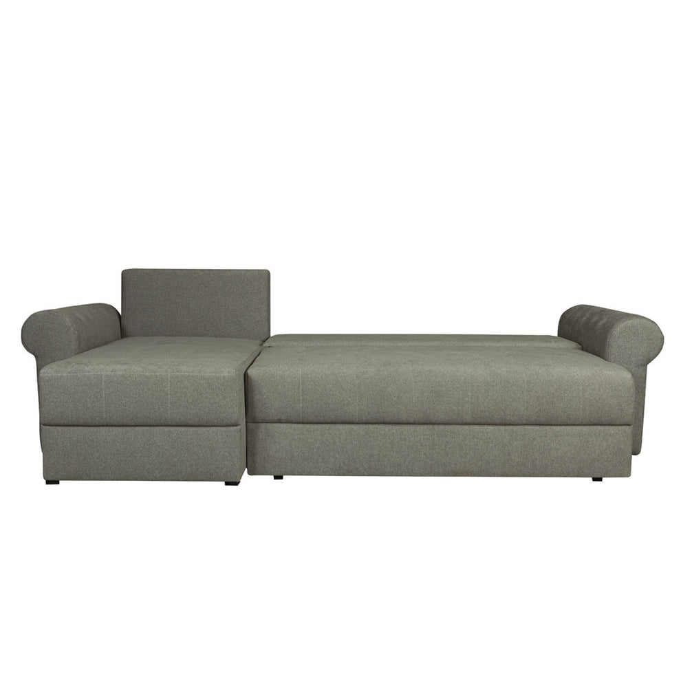 Coltar Extensibil Stanga Trendy, 5 Locuri, Lada Depozitare, Bej, 275 Cm