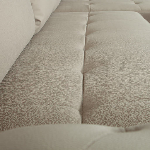 Coltar Extensibil Dreapta Trendy, 5 Locuri, Lada Depozitare, Crem, 275 Cm