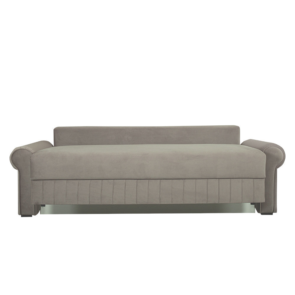 Canapea Extensibila Chic, 3 Locuri, Lada Depozitare, Bej, 242 Cm