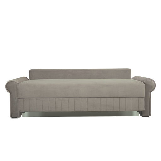 Canapea Extensibila Chic, 3 Locuri, Lada Depozitare, Bej, 242 Cm