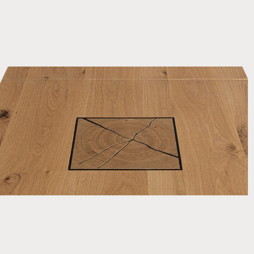 Masa Extensibila Urbano Oak, Stejar Rustic Si Negru, 160/210 X 76.5 X 90 Cm