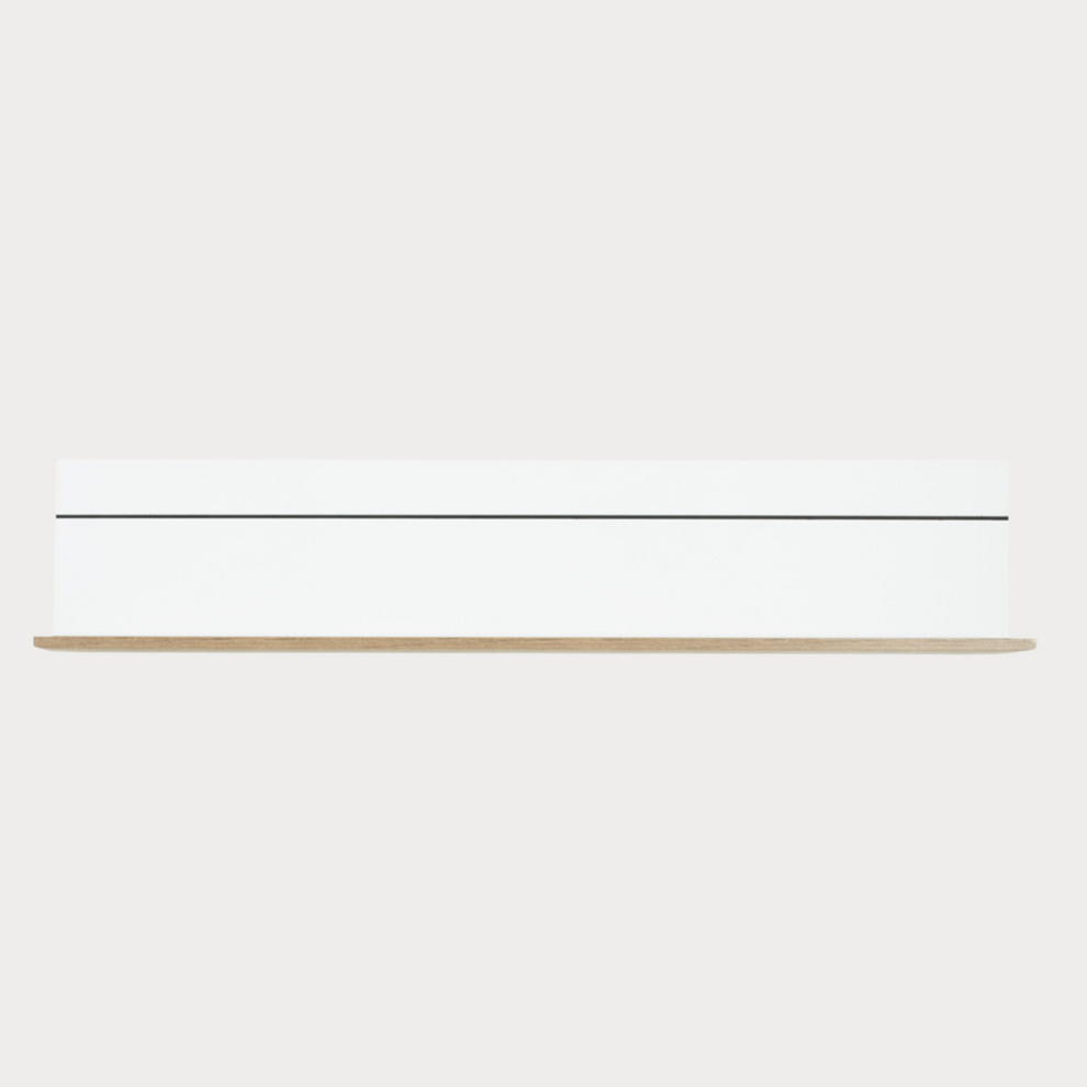 Set Living Urbano White Cu Polita, 285 cm