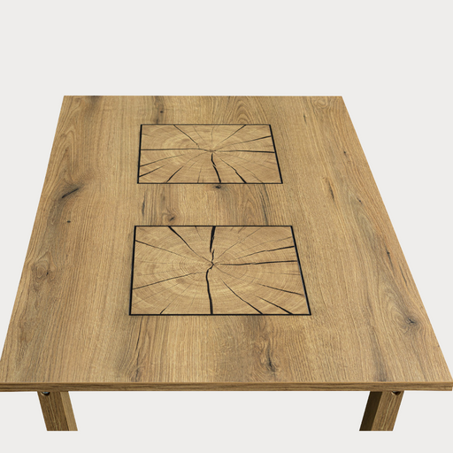 Masa Cafea Urbano White, Natur, 115 Cm