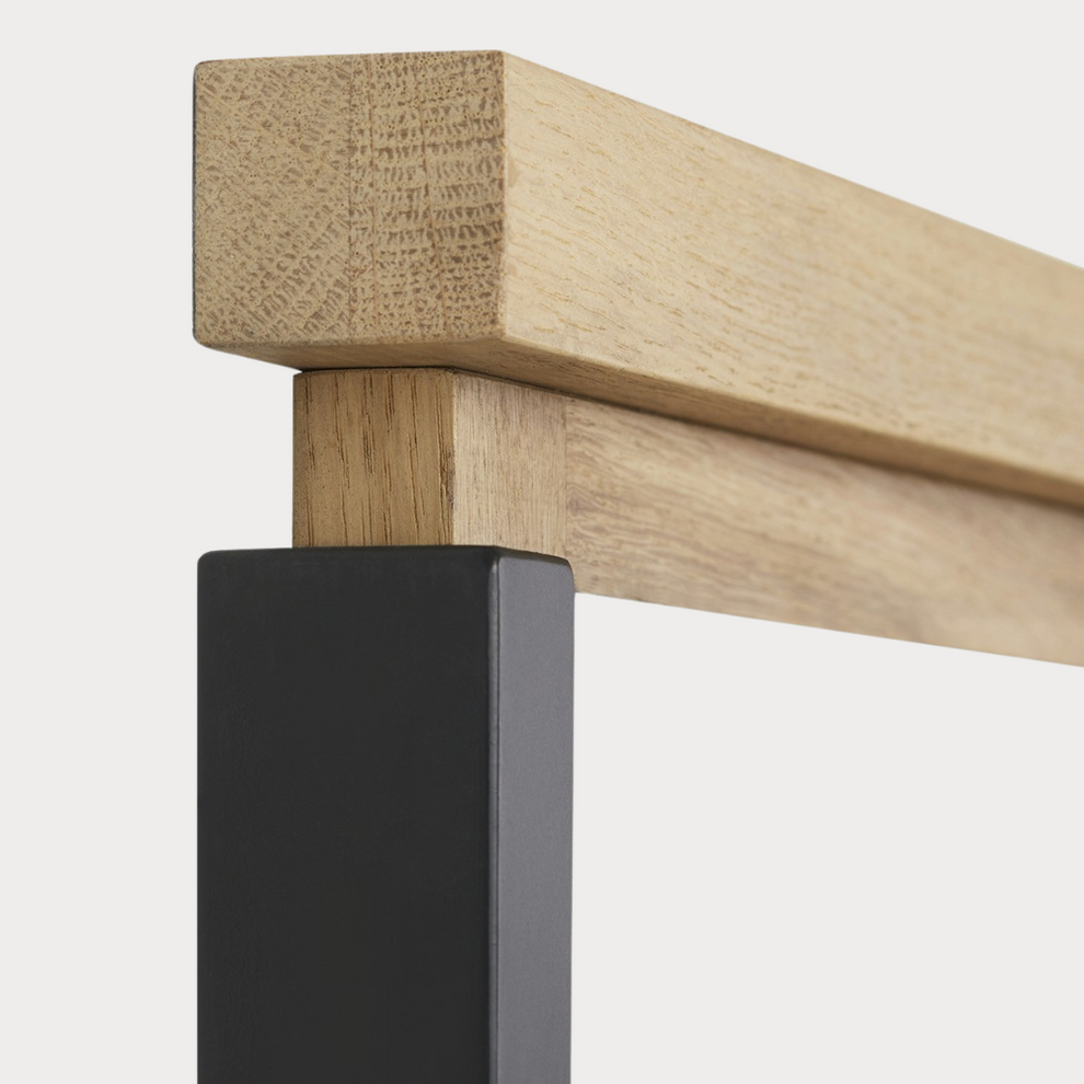 Oglinda Reno, Smoked Oak Furnir Din Lemn Masiv, 100 Cm