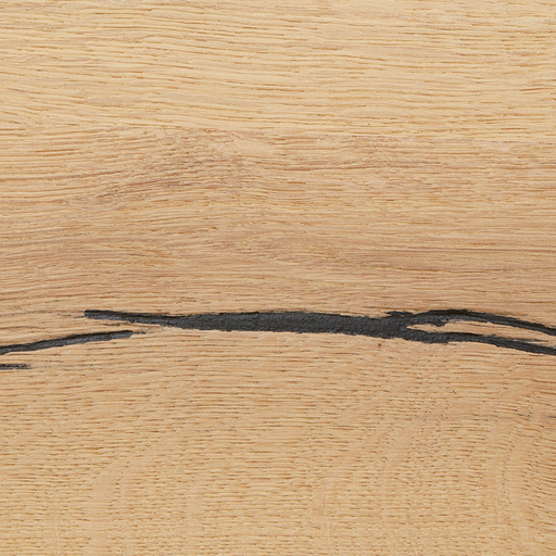 Polita Reno Smoked Oak, Furnir Din Lemn Masiv, 130 Cm