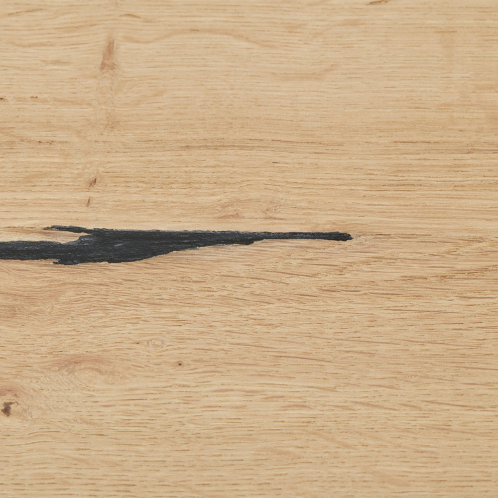 Masa Reno, Extensibila, Smoked Oak, Furnir Din Lemn Masiv, 180/230 x 90 x 77 Cm