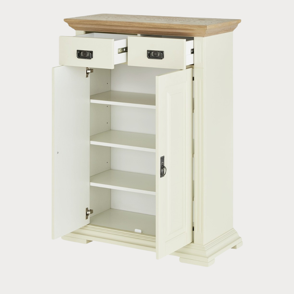 Comoda Cu 2 Usi Si 2 Sertare Cremona, 87.6 Cm