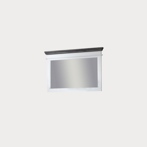 Oglinda Cabana Alb Si Gri, 116 Cm