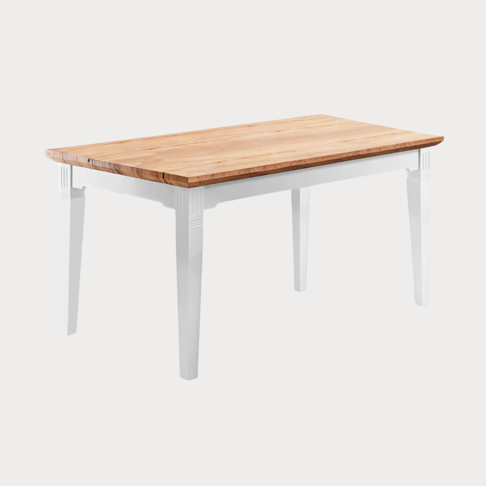 Masa Extensibila Tivoli Alb Si Natur, 140/185 X 82 X 77.5 Cm