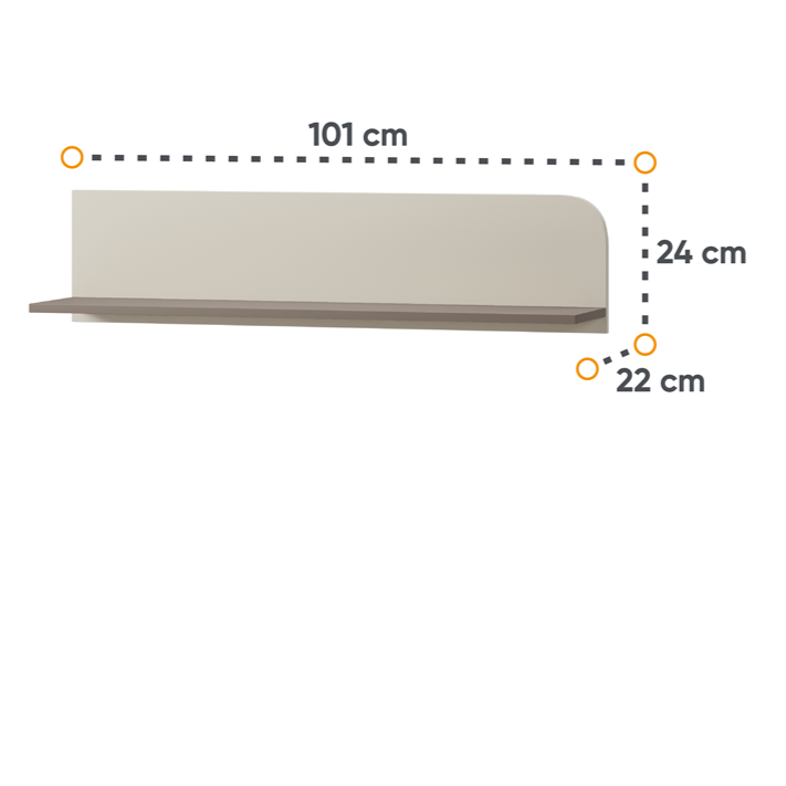 Polita Hanna, Cashmere Si Truffle, 101 Cm