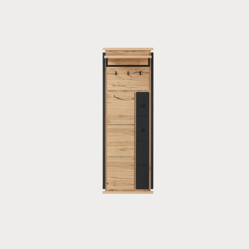 Cuier Reno Smoked Oak, Furnir Din Lemn Masiv 55 Cm
