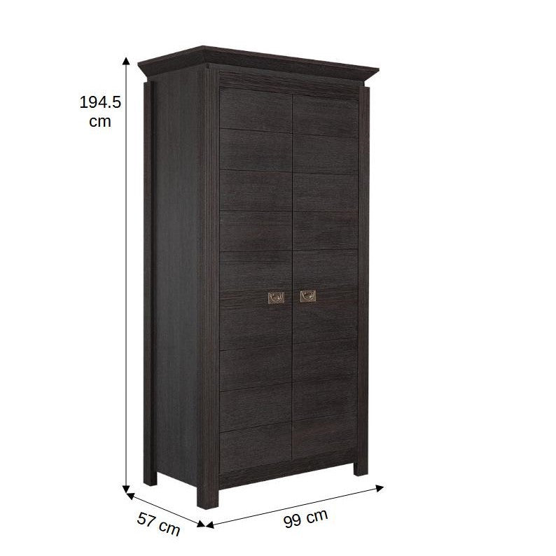 Dulap Cu 2 Usi Saigon Cantori, 99 Cm