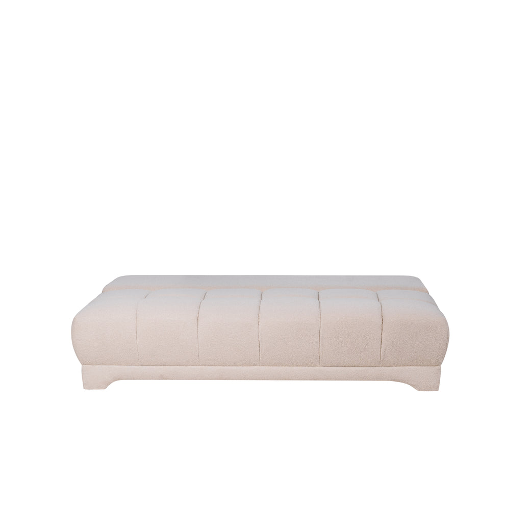 Canapea Extensibila Dali, 3 Locuri, Lada Depozitare, Crem, 210 Cm