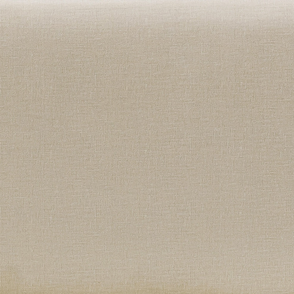 Pat Tapitat Ravel, Crem, Dimensiune Saltea 180 x 200 Cm, Cu Somiera Rabatabila