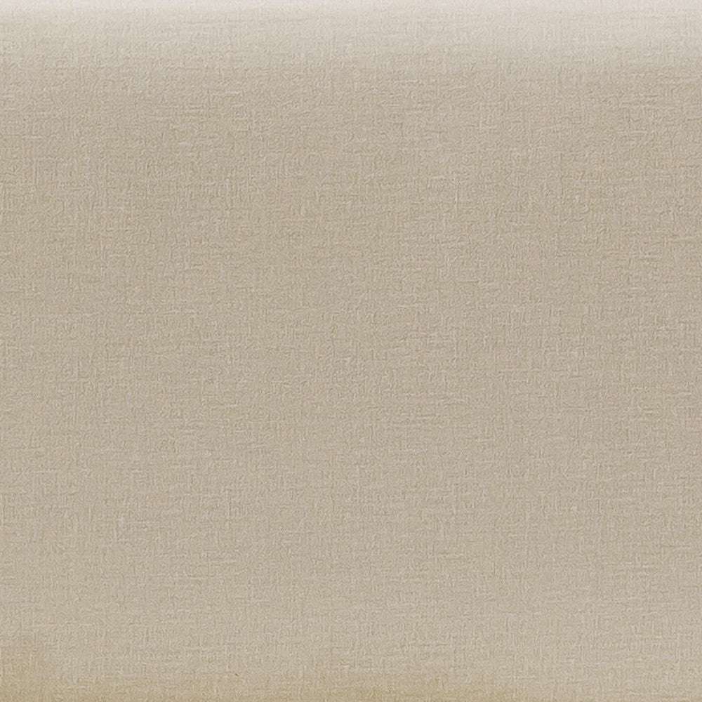 Pat Tapitat Ravel, Crem, Dimensiune Saltea 160 x 200 Cm, Cu Somiera Rabatabila
