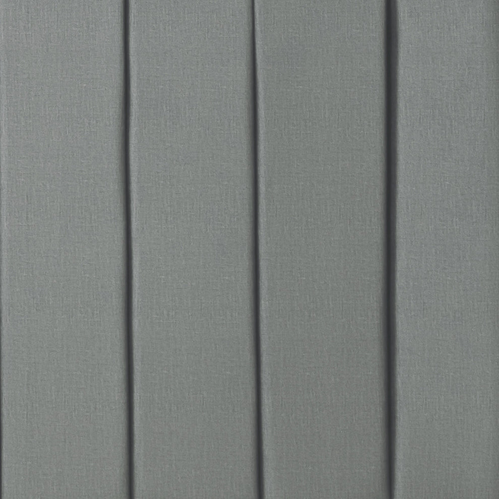 Pat Tapitat Ravel, Gri, Dimensiune Saltea 140 x 200 Cm, Cu Somiera Rabatabila