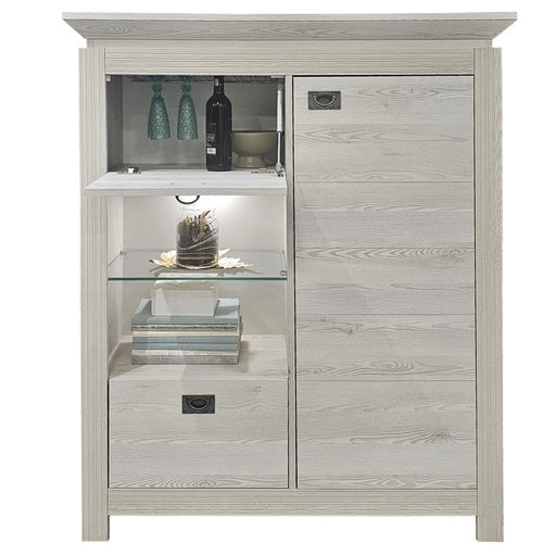 Comoda Bar Casablanca Loft Cu 2 Usi Si 1 Sertar, 118 Cm