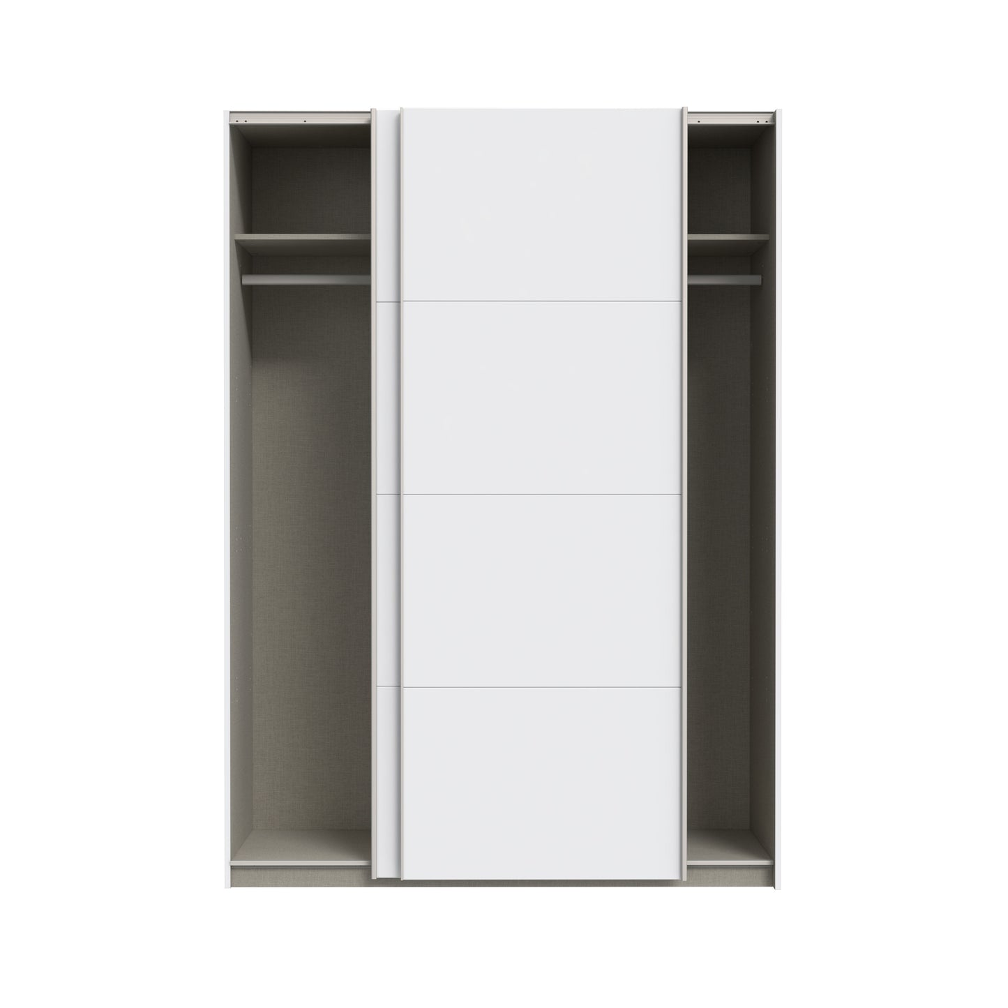 Dulap Praktic, Alb Mat, 150.1 Cm