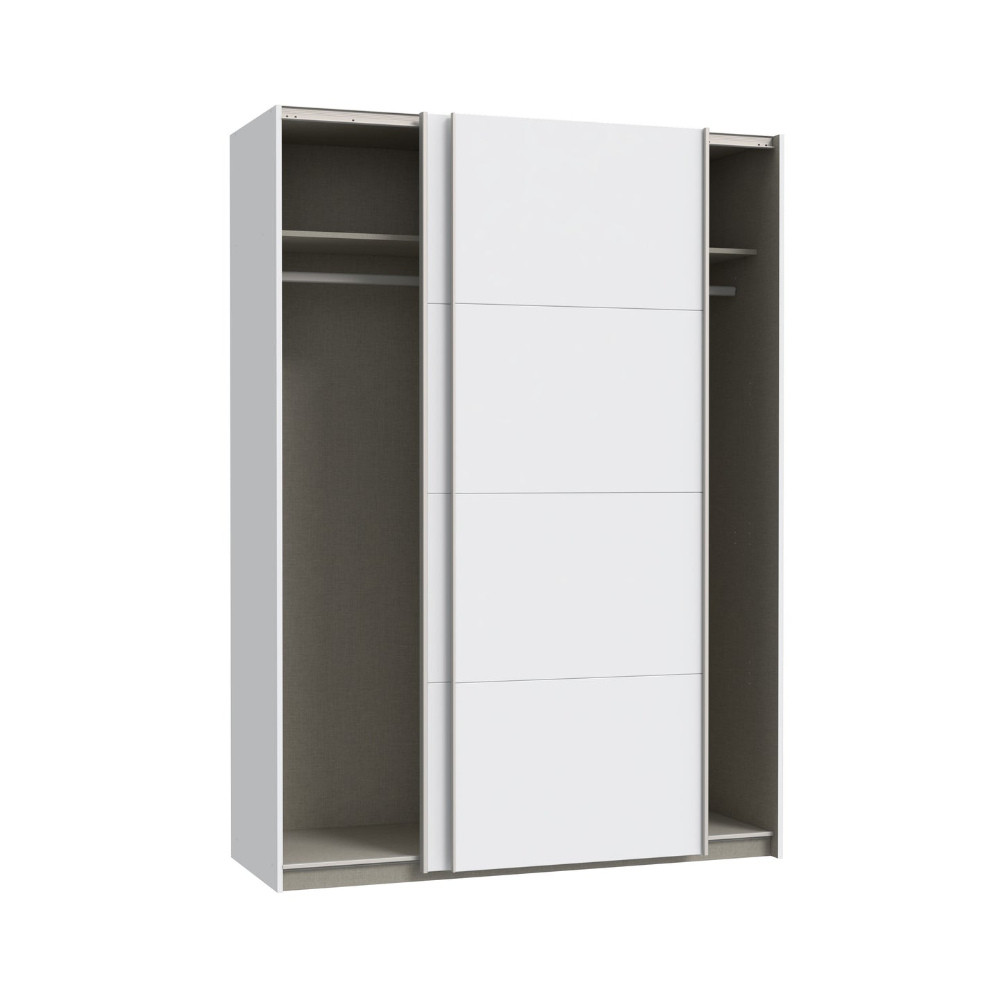 Dulap Praktic, Alb Mat, 150.1 Cm