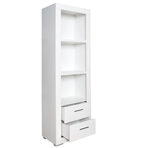 Etajeră Cu 2 Sertare Snow, Alb, 61.3 Cm