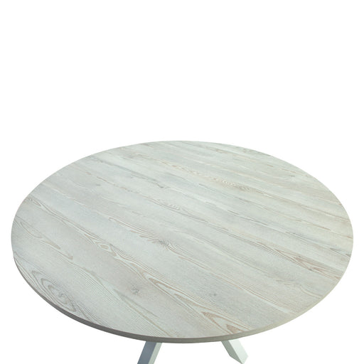 Masa Rotunda Fenix Spider, Gri Loft Si Alb, 130 x 130 x 77.8 Cm