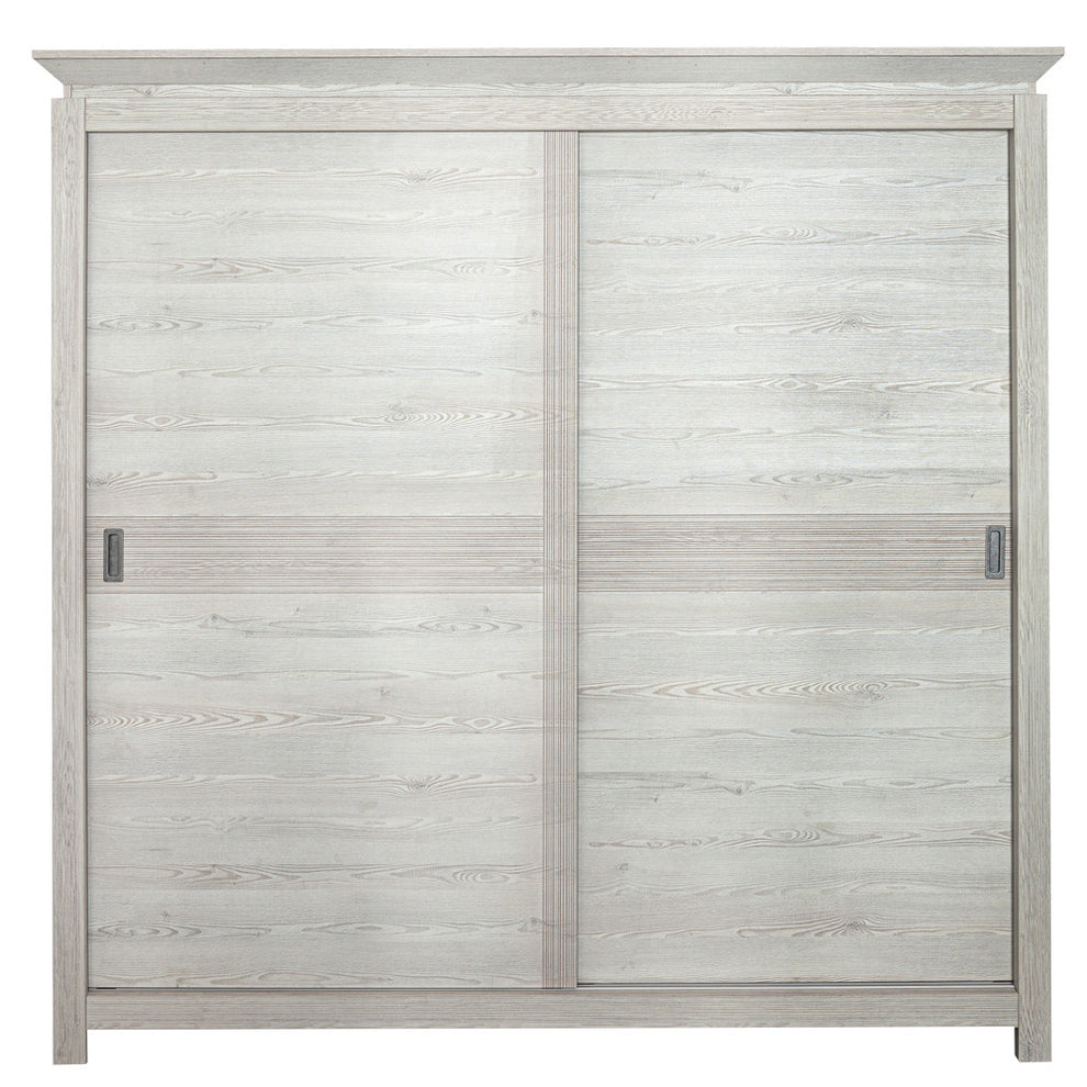 Set Dormitor Casablanca Loft, Pat Cu Dimensiune Saltea 140 X 200, Dulap De 150 Cm, 2 Noptiere