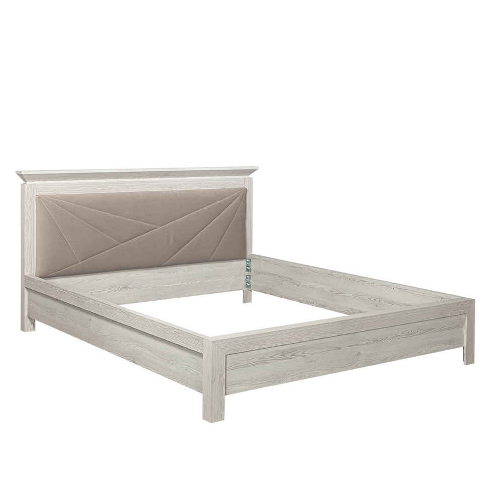 Set Dormitor Casablanca Loft, Pat Cu Dimensiune Saltea 180 X 200, Dulap De 150 Cm, 2 Noptiere