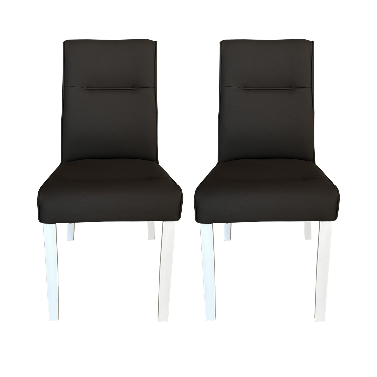 Set 2 Scaune Fiona, Espresso, 46.5 x 64 x 91 Cm