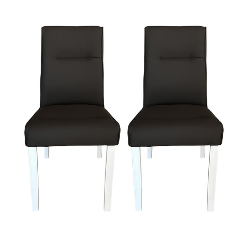 Set 2 Scaune Fiona, Espresso, 46.5 x 64 x 91 Cm