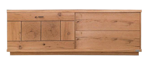 Comoda TV Cu 1 Usa  Si 1 Sertar Tulia, Furniruit Natur 140 Cm-Resigilat