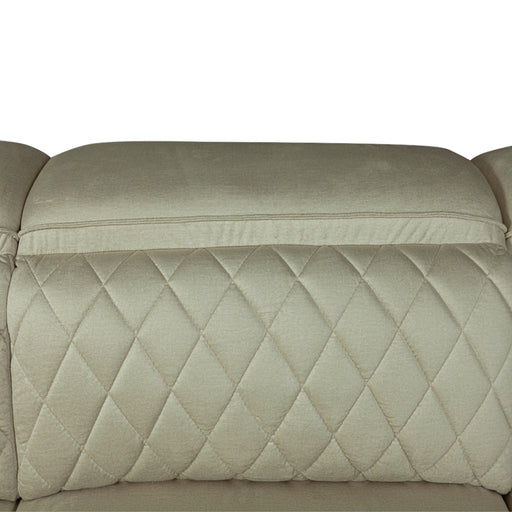 Coltar U Extensibil Cu Lada Tiago, Stanga, 6 Locuri, Tetiere Reglabile, Crem 330 Cm