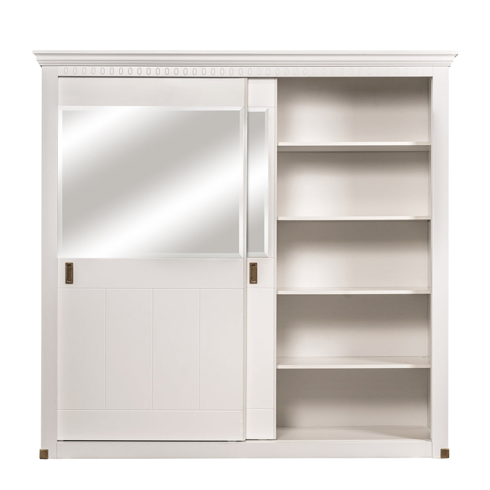 Dulap Dormitor cu 2 usi culisante Saint Tropez, Alb, 212.2 Cm