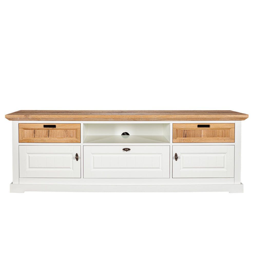 Set Living Tivoli Furniruit Alb Si Natur