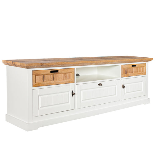 Set Living Tivoli Furniruit Alb Si Natur