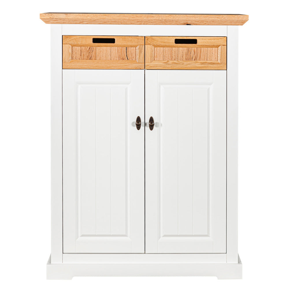 Set Living Tivoli Furniruit Alb Si Natur