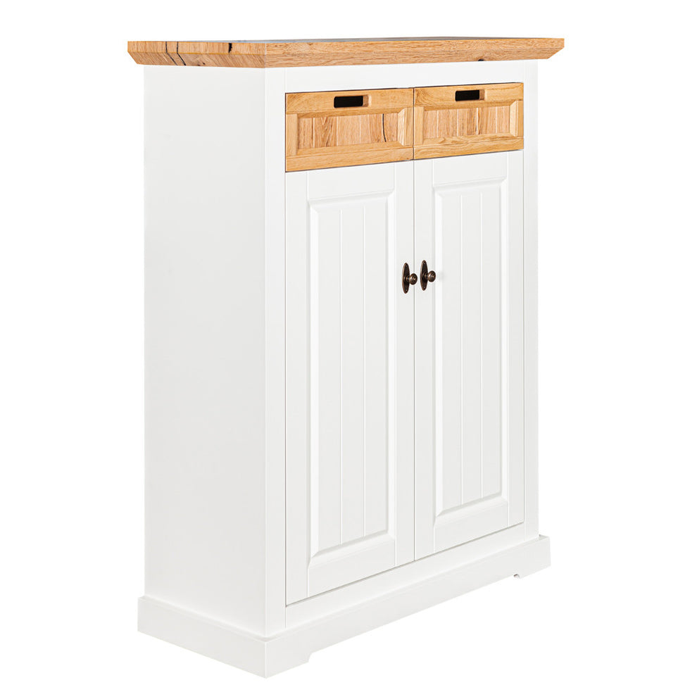 Set Living Tivoli Furniruit Alb Si Natur